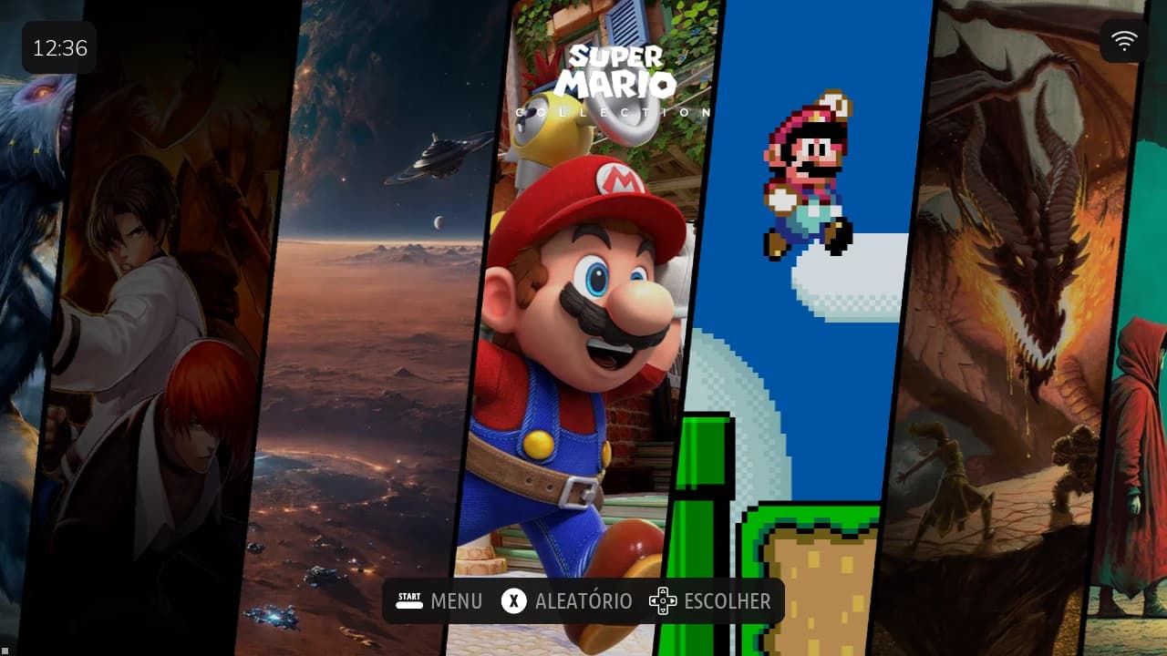 Coleção Super Mario no Retro Elite 5.0